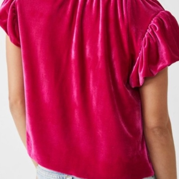 NWT Free People XS Terese Top in Pink Phenom. - Picture 2 of 6